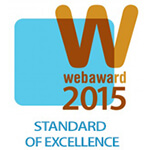 webaward 2015 Standard of Excellence